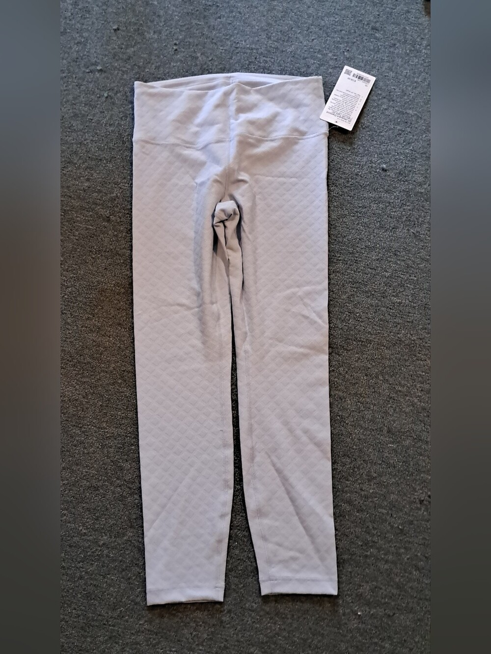 Lululemon 3D Jacquard Diamond Train High-Rise Tight 25"Trace Texture Starch Blu